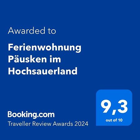 Ferienwohnung Paeusken Im Hochsauerland- E- Bike Und Auto Laden Moeglich Бествиг Экстерьер фото
